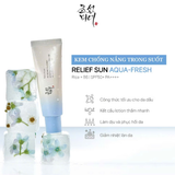 Kem Chống Nắng Trong Suốt Beauty of Joseon Relief Sun Aqua-Fresh Rice + B5