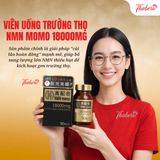 Viên uống trường thọ NMN  18000mg  chống lão hoá, đẹp da, tăng cường sức khoẻ NMN Supplement, 18,000 mg MOMOprevail