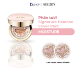 Phấn Tươi Age 20's Signature Essence Cover Pact Moisture - Kèm 2 lõi refill- HSD :2027/02/18