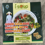 Canh măng chua nấm hương iSoup Sour Bamboo Shoots with Shiitake Soup 50g