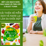 Nước ép rau xanh thải độc sạch ruột tăng sức đề kháng đẹp da  Karuten Nhật Bản - VỊ TRÁI CÂY XANH LÁ