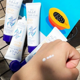 Kem Chống Nắng Hatomugi Dưỡng Ẩm & Làm Sáng Da The UV Milky Gel UV Care & Moisturizing SPF50+ PA++++ - MÀU TRẮNG