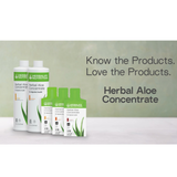 Nước lô hội thảo mộc cô đặc hỗ trợ tiêu hoá Herbal Aloe Concentrate 15ml - Vị Quýt