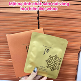 Mặt Nạ cao cấp Tinh Chất tinh chất sâm núi vàng hoa niên Whoo Cheongidan Radiant Regenerating Gold Concentrate Mask