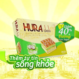 Bánh Bông Lan Hura Deli Hương Cốm – Dừa Giảm 40% Đường
