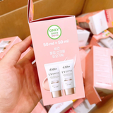 Set Kem Chống Nắng Nâng Tone Hồng d'Alba Waterfull Tone-Up Sun Cream SPF50+ PA++++ (2 x 50ml) - MÀU HỒNG