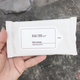 Khăn Ướt Tẩy Trang Loại bỏ lớp trang điểm sạch sâu Su:m37 Time Energy Cleansing Sheet