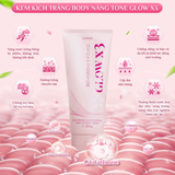 Kem Kích Trắng Body Nâng Tone Eikenbi Glow X3