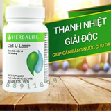 Viên uống hỗ trợ thanh nhiệt, giải độc, thải nước thừa giúp giãm phù nề giúp thon dáng săn chắc da  Herbalife Cell U Loss