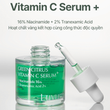 Tinh Chất Dưỡng Sáng, Mờ Thâm Luvum Green Citrus Vitamin C Serum+