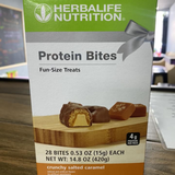 Bánh bổ sung năng lượng, cung cấp protein, kiểm soát cơn đói Herbalife Protein Bites - Vị Crunchy Salted Caramel