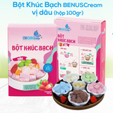 Bột Khúc Bạch Benuscream 100GR - VỊ DÂU