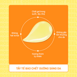 Tẩy Da Chết Hỗ Trợ Dưỡng Sáng dẫn xuất vitamin C Rosette Gommage Bright Peel 120g - Bản đặc biệt Cinnamoroll VÀNG