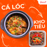Cá lóc kho tiêu ngon đậm đà