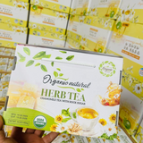 Trà dưỡng nhan 7 vị  Herb Tea Organic Natural  Hỗ Trợ Thanh Nhiệt, mát gan , đẹp da
