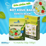 Bột Khúc Bạch Benuscream Matcha Hộp 100G