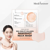 Mặt nạ căng bóng MediAnswer Real Skin Fit Collagen Nanoshot Mask - MÀU CAM