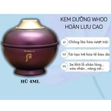 Kem Dưỡng da mặt Trẻ Hóa Da Hoàn Lưu Cao Whoo Hwanyu Go Imperial Youth Cream - Mini size 4ml - KEM MẶT