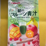 BỘT NƯỚC ÉP LÚA MẠCH CHẤT XƠ RAU CỦ THẠCH LỌC RUỘT BUỔI SÁNG VÀ BỔ SUNG SẮT TẠO MÁU MỚI TĂNG CƯỜNG SỨC KHOẺ YAKULT MORNING FRUIT AOJIRU - VỊ TRÁI CÂY