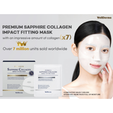 Mặt Nạ Thạch Nâng Cơ Và Chống Lão Hóa WellDerma Premium Sapphire Collagen Impact Fitting Maák - Trắng