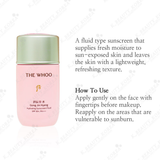 Sample Kem Chống Nắng Cấp Ẩm, Mịn Lì The Whoo Gongjinhyang Soo Hydrating Sunscreen Fluid SPF 50+/PA+++(120 gói) WHOO HỒNG