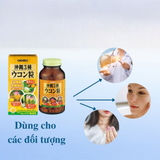 Viên uống tinh chất nghệ 3 mùa xuân, thu và nghệ tím giúp mát gan và thanh lọc độc tố cho gan, tăng cường lọc máu nuôi dưởng cơ thể khoẻ mạnh và làm đẹp Okinawa Orihiro 420 viên