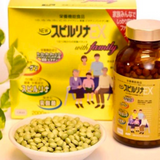 Viên uốn tảo xoắn vàng giải độc cơ thể, cung cấp dinh dưởng bổ máu Spirulina EX Nhật Bản