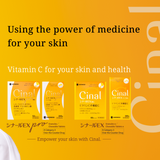 Viên uống bổ sung Vitamin C trắng sáng da, mờ thâm nám, tăng sức đề kháng Shionogi Cinal EX
