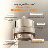 Kem Mắt xóa mờ nếp nhăn, cải thiện quần thâm THE WHOO Cheongidan Rejuvenating Pro Radiance Eye Cream - TUÝP MINI 5ML