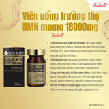 Viên uống trường thọ NMN  18000mg  chống lão hoá, đẹp da, tăng cường sức khoẻ NMN Supplement, 18,000 mg MOMOprevail