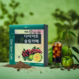 Cafe bứa hỗ trợ giảm cân, đốt cháy mỡ thừa, giảm hấp thu chất béo và tăng cường sức khoẻ Diet Slim Cafe 다이어트 슬림 카페