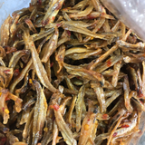 Khô cá cơm rang tỏi ớt vị thơm ngon đậm đà - Hủ 250 gr