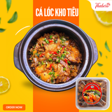 Cá lóc kho tiêu ngon đậm đà