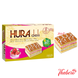 Bánh Bông Lan Kem Sữa Dâu Hura Deli Giảm 40% Đường Bibica