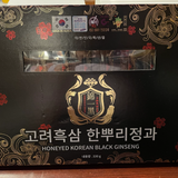 Hắc Sâm Tẩm Mật Ong Nguyên Củ Honeyed Korean Black Ginseng Hàn Quốc