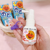 Xịt họng trẻ em làm dịu cổ họng và giảm triệu chứng viêm họng Muhi Appanman Nhật Bản - Vị dâu