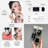 Cọ Má Hồng 2 Đầu Silicon & Lông Studio17 (Dual Silicone Blush Brush)