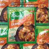 Gia vị hoàn chỉnh cá kho Knorr.