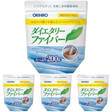 Bột Chất xơ hỗ trợ ăn kiêng khoẻ ruột giãm hấp thu chất bép và đường  Orihiro Nhật Bản- TÚI 200GR