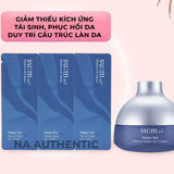 Sample Kem Dưỡng Cấp Nước mịn da tăng đồ đàn hồi da  Su:m37 Water-full Marine Relief Gel Cream - Dành cho da dầu nhờn - Kem Sum xanh (60 gói x 2ml x 120ml )
