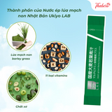 Nước ép lúa mạch non bổ sung chất xơ và vitamin  dinh dưỡng giải độc  sạch ruột , giảm táo bón và làm đẹp da tăng kháng thể  Nhật Bản Ukiyo LAB Japanese Barley Grass Green Juice
