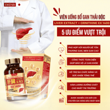 Viên uống bổ gan, thải độc gan Liver Extract + Ornithine EX 1400 Eikenbi - HSD: 2026/11 ( MUA 2 TẶNG 1 )
