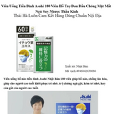 Viên uống hoạt huyết dưỡng não, tăng cường lưu thông máu phòng ngừa tai biến Asahi Ginkgo Leaf