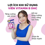 Viên Uống  Vitamin B Tổng Hợp  giãm mệt mỏi và đau nhức cổ vai và lưng  DHC Vitamin B Mix