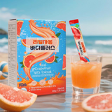Nước ép bưởi hỗ trợ giảm cân, đẹp da, bổ sung vitamin C Sanga Real Grapefruit Vita Toktok