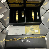 Vòng tay Nam điều hoà huyết áp, giảm say tàu xe, nhức mỏi vay gáy, phòng chống đột quỵ TOMA Nhật Bản - Bảng lớn cho nam