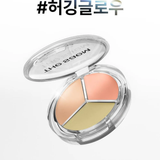 Che Khuyết Điểm và Triệt Sắc The Saem Cover Perfection Triple Pot Concealer Glow - Màu 21N