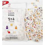 Kẹo sữa dẻo 5 vị HAOLIYUAN Milk Chew - Dưa lưới, sữa bắp, sữa dừa, khoai môn, dâu