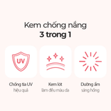 Set Kem Chống Nắng Nâng Tone Hồng d'Alba Waterfull Tone-Up Sun Cream SPF50+ PA++++ (2 x 50ml) - MÀU HỒNG