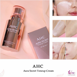 Kem Dưỡng 3in1 Nâng Tone Trắng Hồng, Cải Thiện Nếp Nhăn & Chống Nắng AHC Aura Secret Tone Up Cream